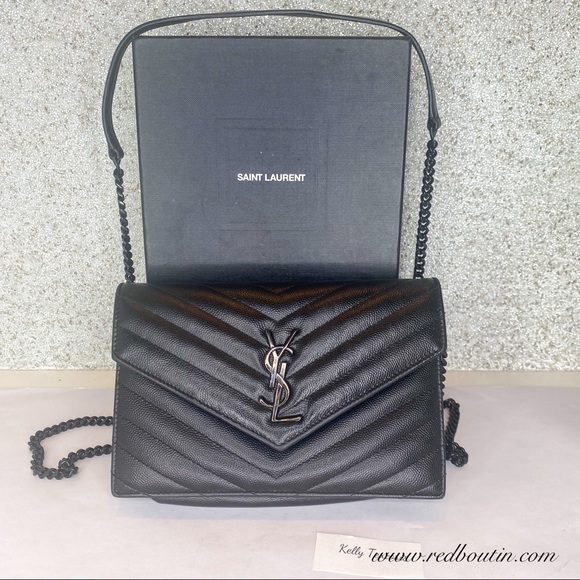 - Saint Laurent Monogram YSL Envelope Chain - Picture 2 of 11